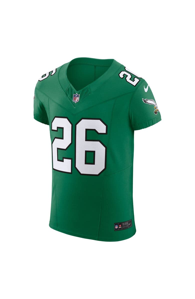 Nike Men's Nike Saquon Barkley Kelly Green Philadelphia Eagles Alternate Vapor F.U.S.E. Elite Jersey, Alternate, color, Kelly Green
