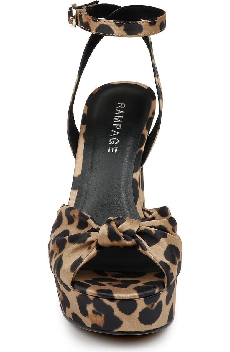 Rampage Dayna Peep Toe Block Heel Sandal, Alternate, color,