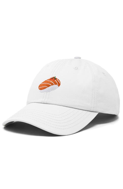 DALIX DALIX SALMON SUSHI EMBROIDERED DAD CAP
