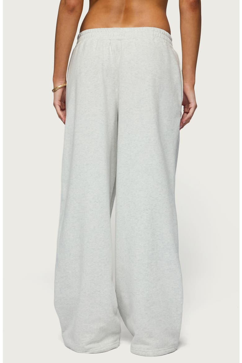 Jacie Wide Leg Sweatpants, Alternate, color, GRAY-MELANGE