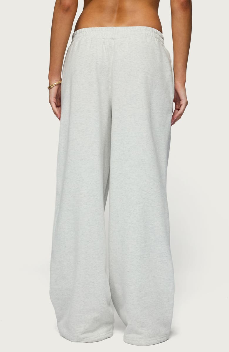 EDIKTED Jacie Wide Leg Sweatpants, Alternate, color, 