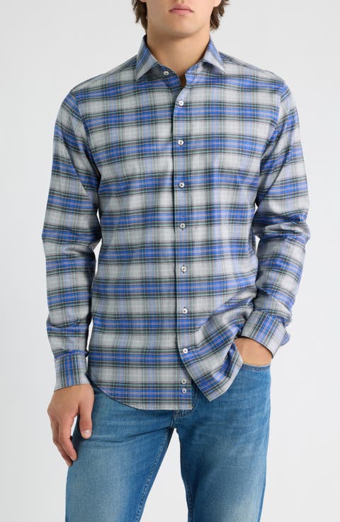 Grove Plaid Long Sleeve Button Front Shirt