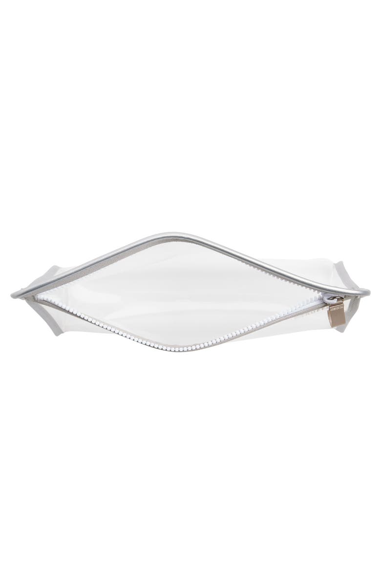 Truffle Large Clarity Clear Pouch, Alternate, color, 