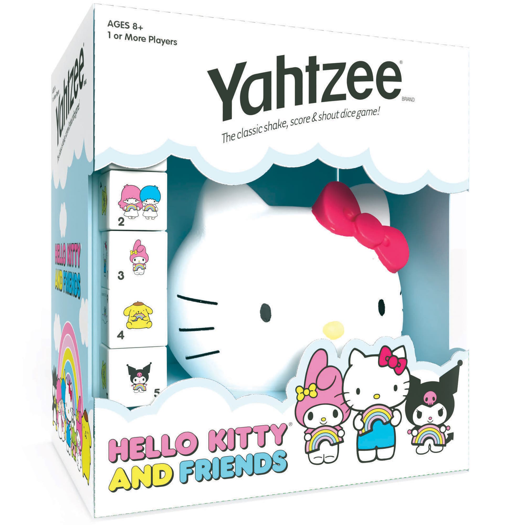 YAHTZEE Hello Kitty & Friends Dice Game in Multicolored 