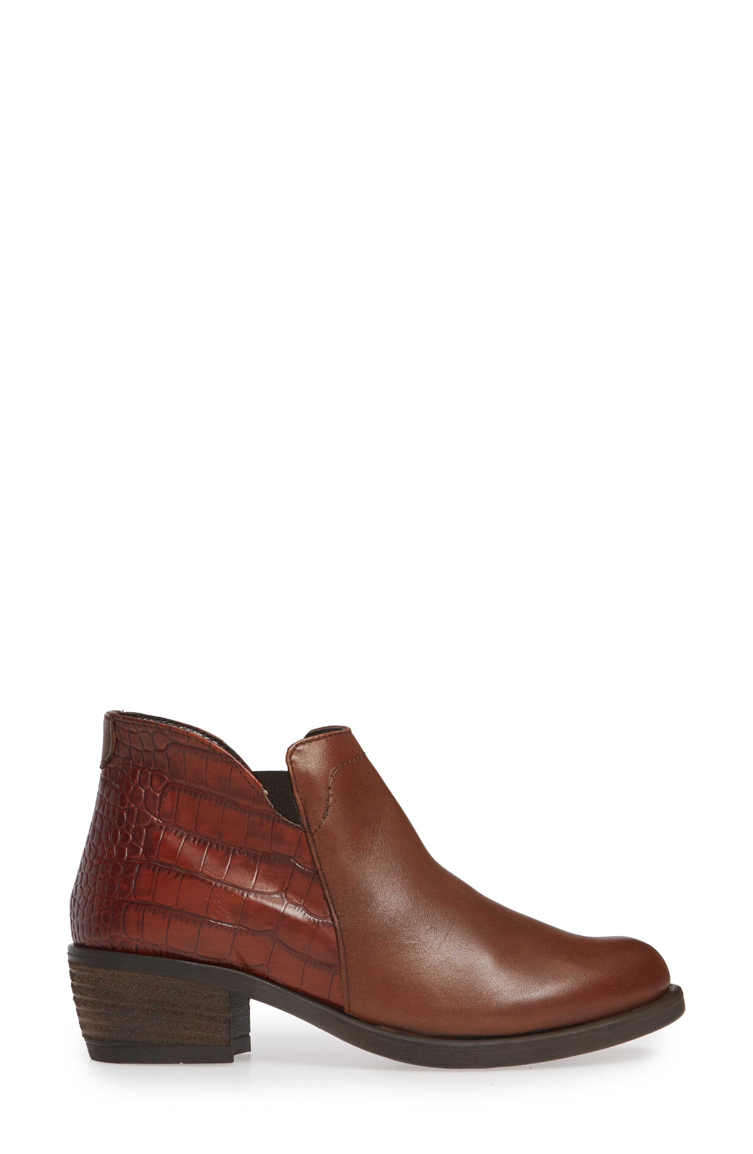 Global Bootie, Alternate, color, LUGGAGE LEATHER