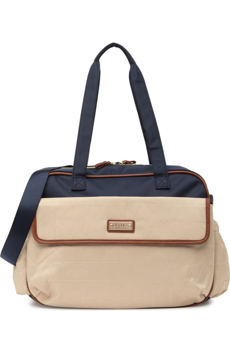 CONFETTI CHILDRENS ACCESSORIES Nicole Miller Satchel Diaper Bag, Main, color,