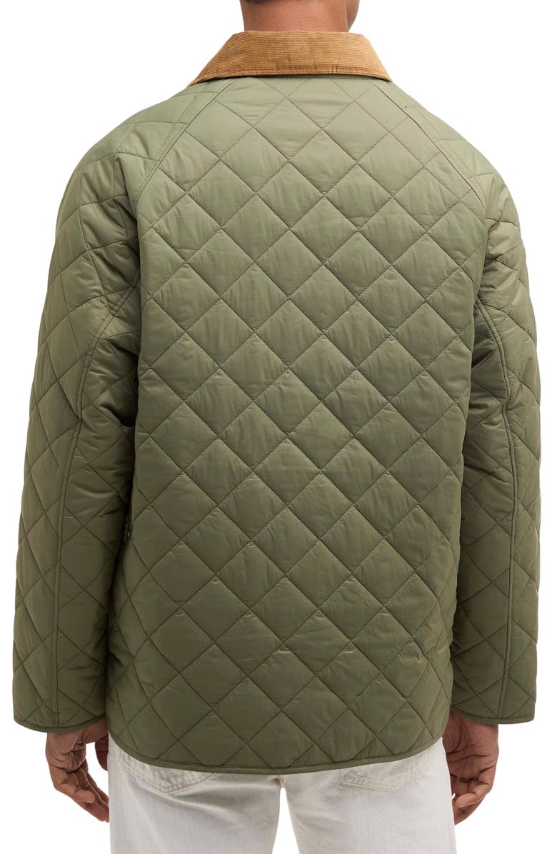 Barbour City Bedale Diamond Quilted Puffer Jacket, Alternate, color, Dusty Olive