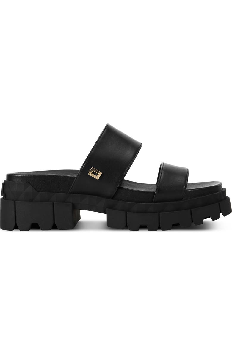 KARL LAGERFELD PARIS Lacara Lug Sole Slide Sandal, Alternate, color,