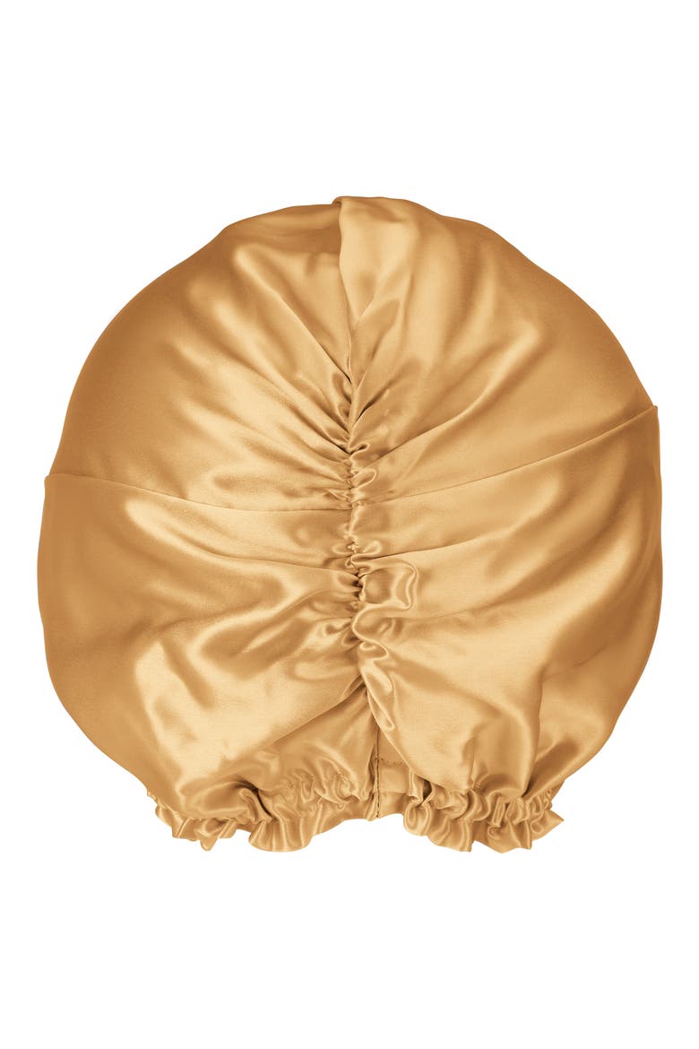 Mulberry Silk Hair Bonnet, Alternate, color, GOLD