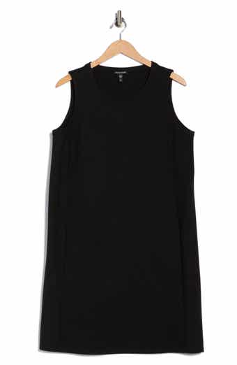 Eileen Fisher Jewel Neck Shift Dress