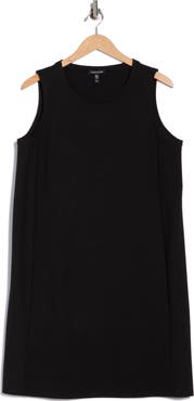 Eileen Fisher Jewel Neck Shift Dress