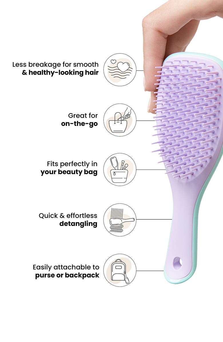 Tangle Teezer Mini Ultimate Detangling Hairbrush, Alternate, color, Lilac Mint