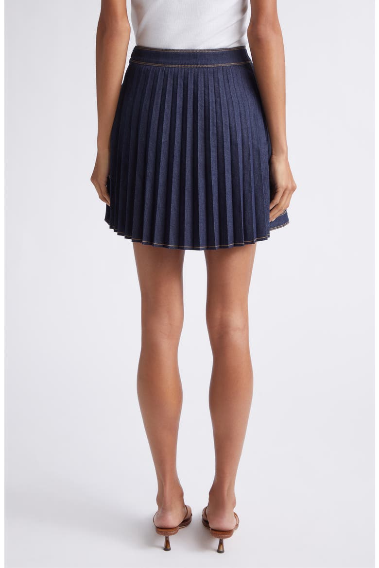 Tammi Denim Miniskirt, Alternate, color, INDIGO