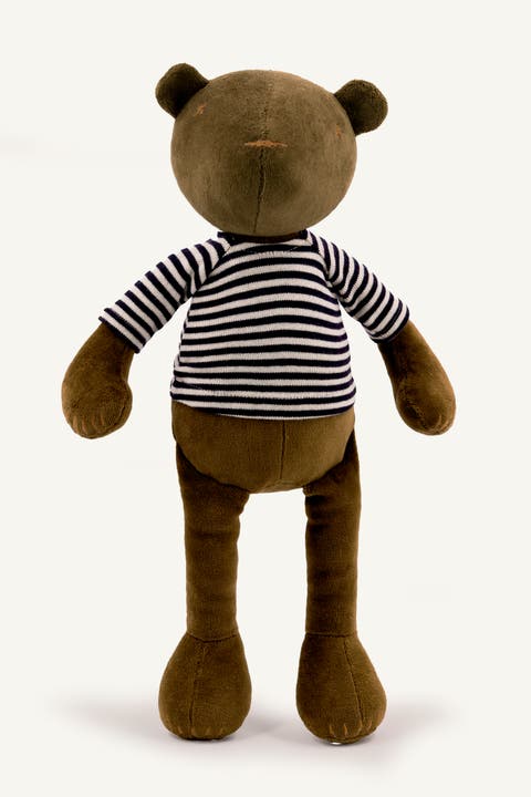 Jermaine the Bear stuffed animal large multicolor