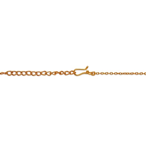 Dhwani Bhansal Haya Pendant In Gold Plated