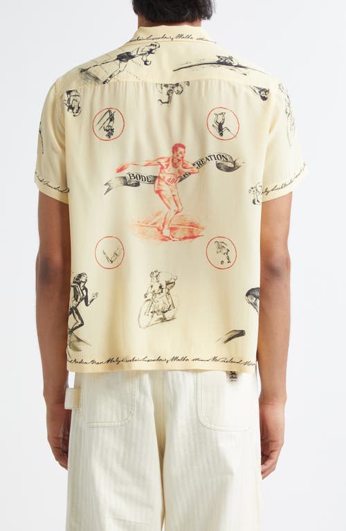 Bode Games Shirt In Yellow
