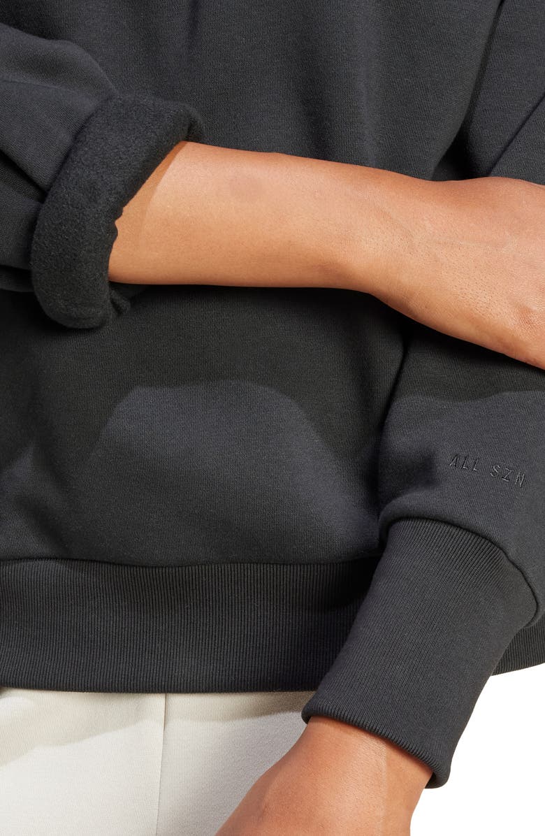 adidas All Szn Quarter Zip Sweatshirt, Alternate, color,