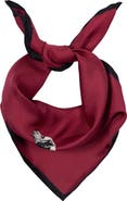Lauren Ralph Lauren Dog Conversational Silk Small Square Scarf