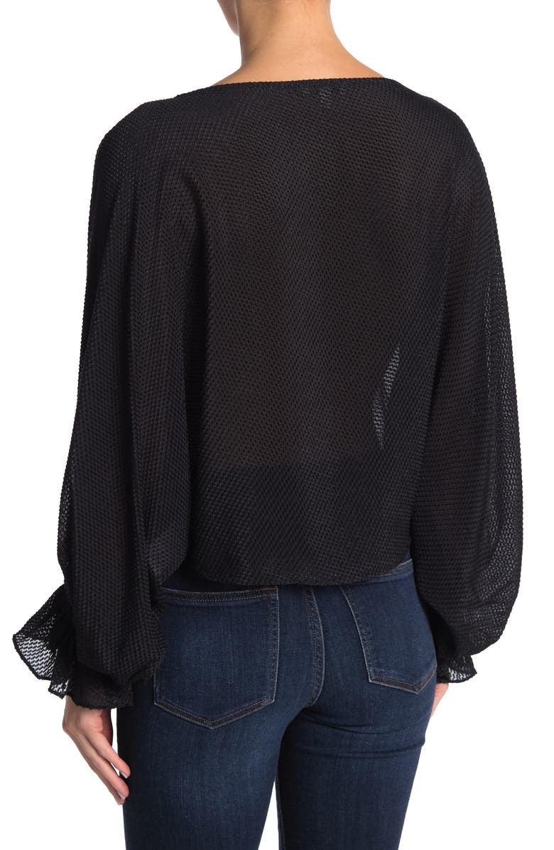 Joie Nylah Silk Blend Long Sleeve Top, Alternate, color, 