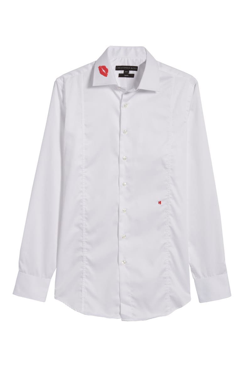 Romeo Slim Fit Button-Up Shirt, Alternate, color, WHITE