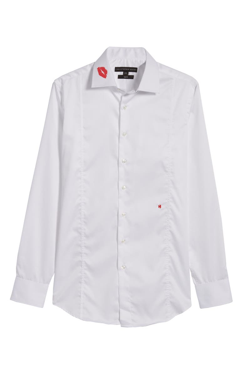 Christopher Bates Romeo Slim Fit Button-Up Shirt, Alternate, color, 