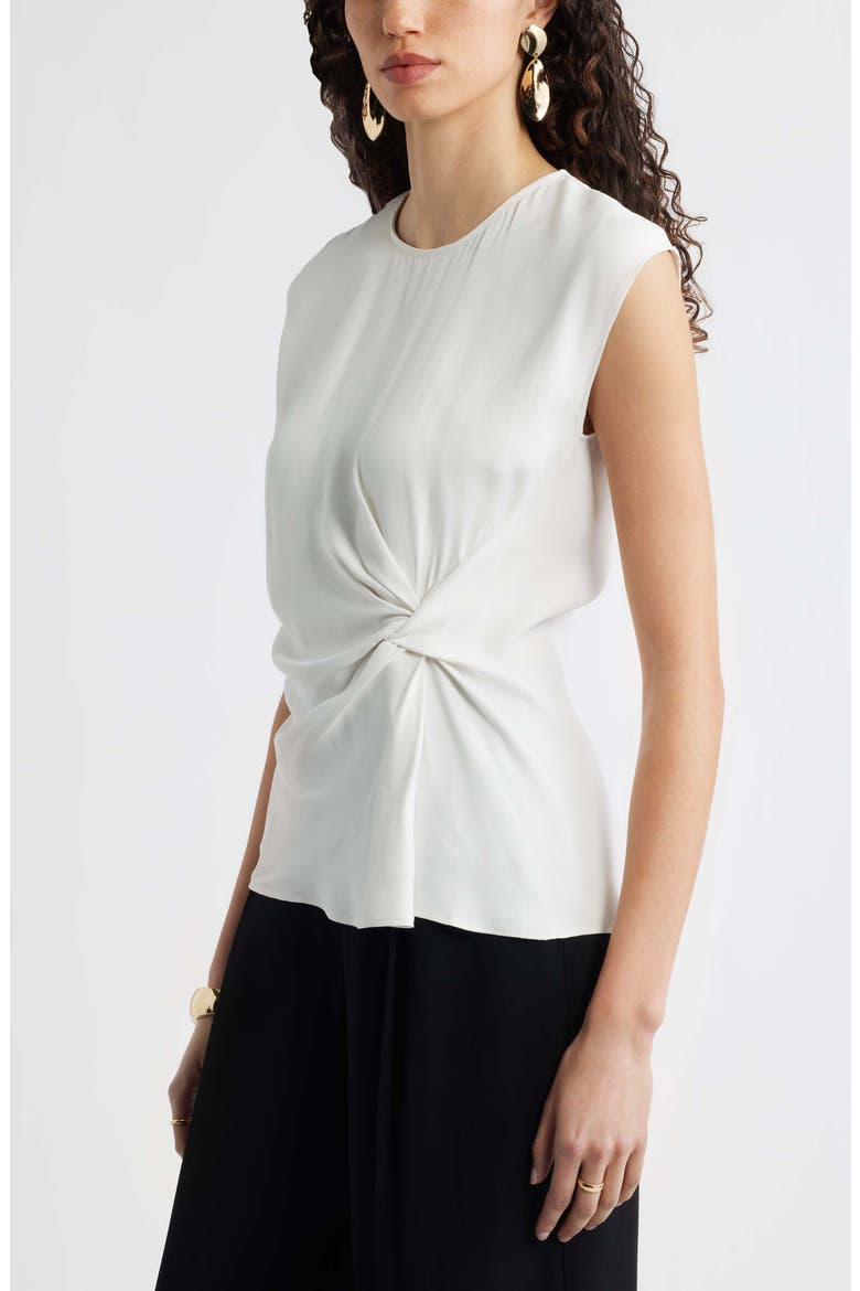 Side Twist Top, Alternate, color, IVORY TOFU