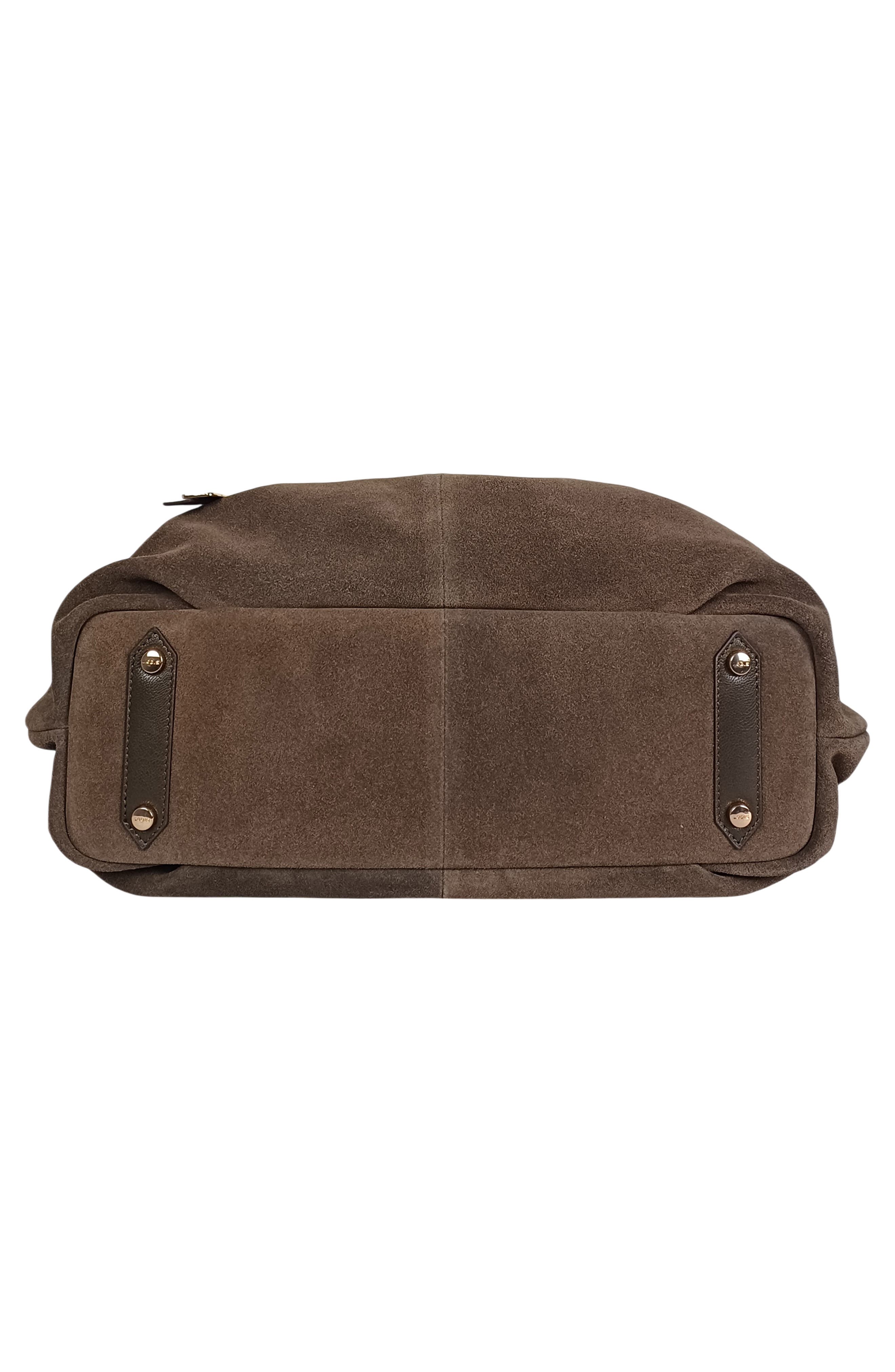 Zaria Leather Hobo, Alternate, color, OLIVINE SUEDE