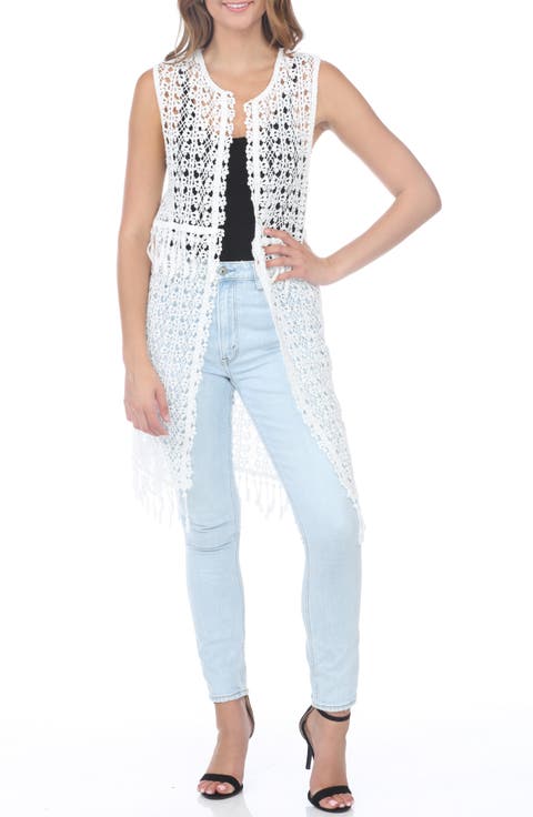 Crochet Longline Duster Cardigan