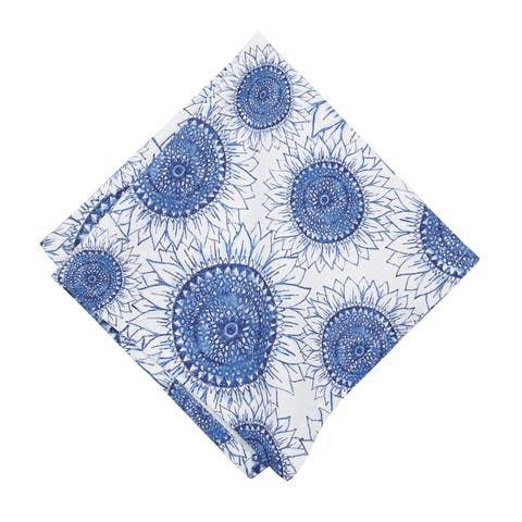 Blue Harvest Sunflower Single Cloth Napkin