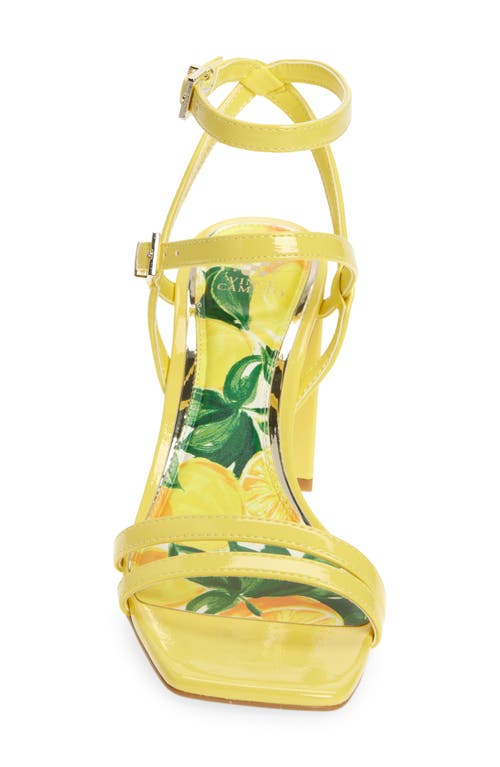 Vince Camuto Hania Ankle Strap Sandal In Yellow