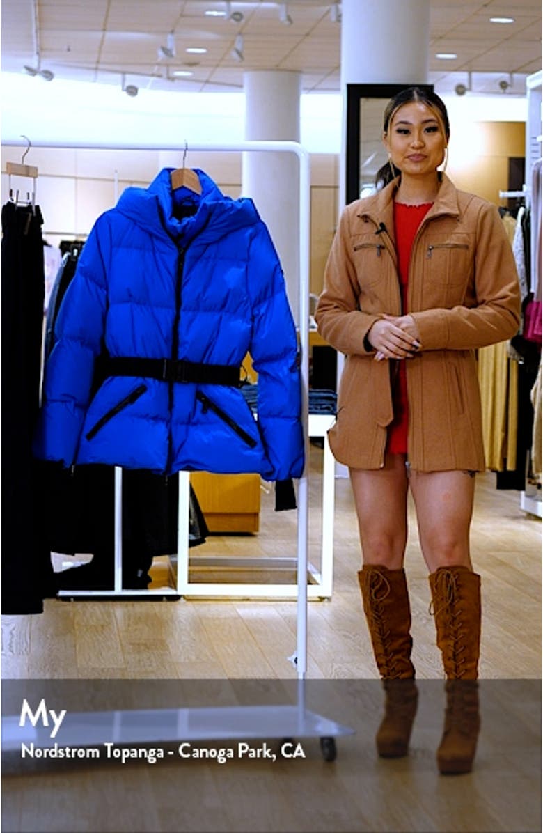 Snowmass Waterproof Down Hooded Ski Jacket, sales video thumbnail