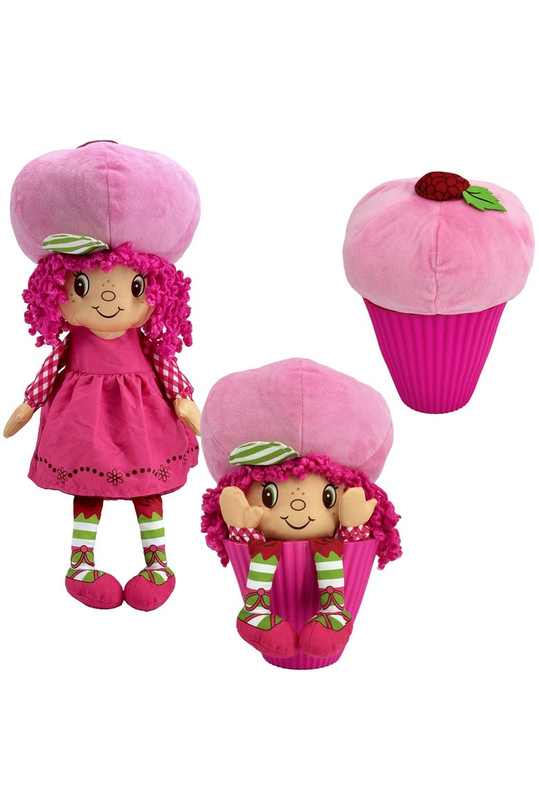Pop n Flip 15 Inch Raspberry Torte Plush Doll, Alternate, color, Pink