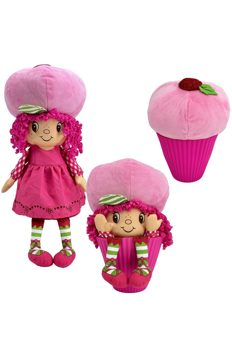 Strawberry Shortcake Pop n Flip 15 Inch Raspberry Torte Plush Doll, Alternate, color, Pink