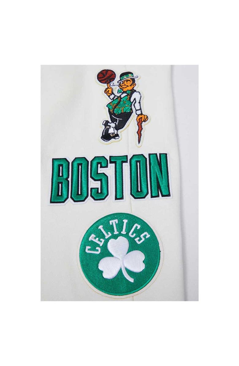 PRO STANDARD Men's Pro Standard Cream Boston Celtics Retro Classic Fleece Sweatpants, Alternate, color, Cream
