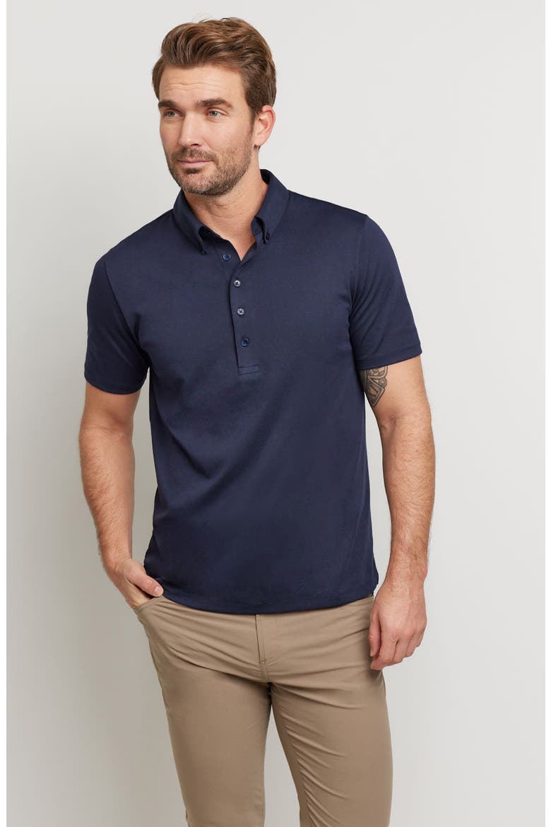 Ryan Polo Shirt, Main, color, Navy