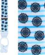 Trafalgar Find Your Way Compass Theme Silk Button End Suspenders