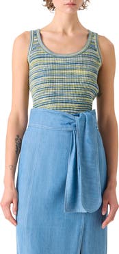 Akris punto Space Dye Merino Wool Sweater Tank