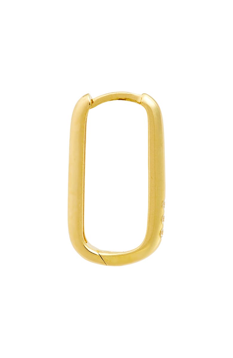 Zoë Chicco Three Diamond Oval Hoop Earrings, Alternate, color, 14K Yellow Gold