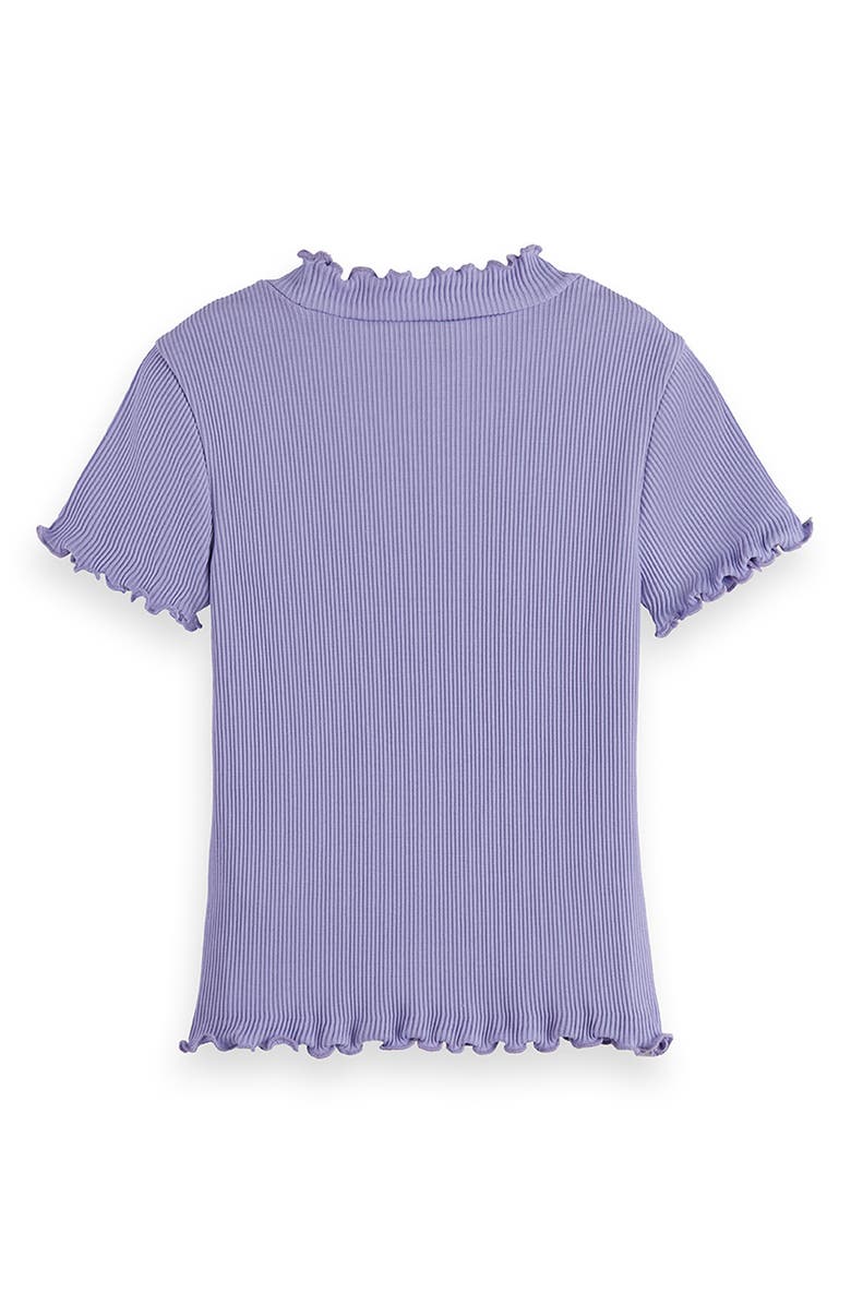 Scotch & Soda Kids' Cotton Mock Neck T-Shirt, Alternate, color, Sweet Lavender