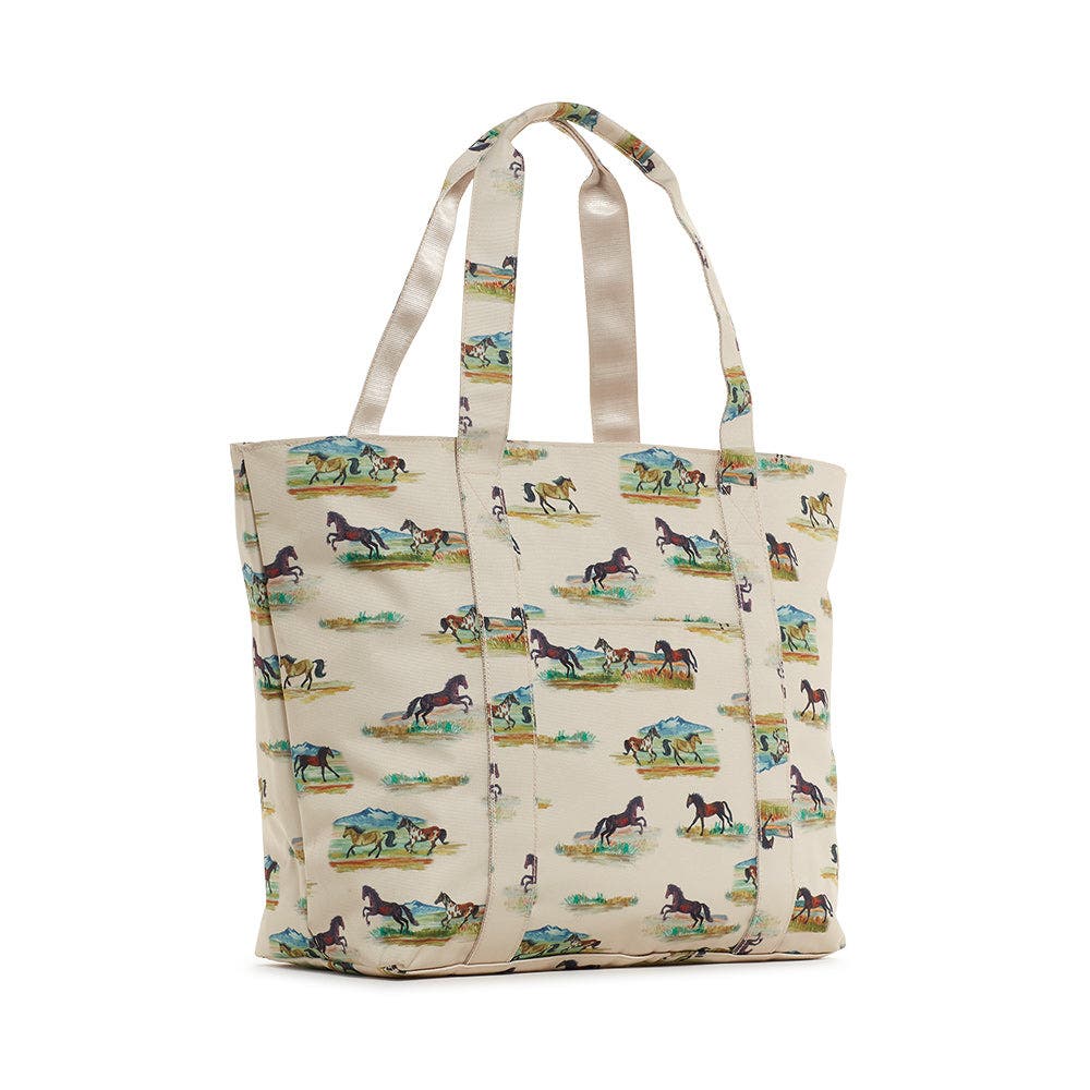 TRVL Design Wild Horses XL Tote, Alternate, color, 