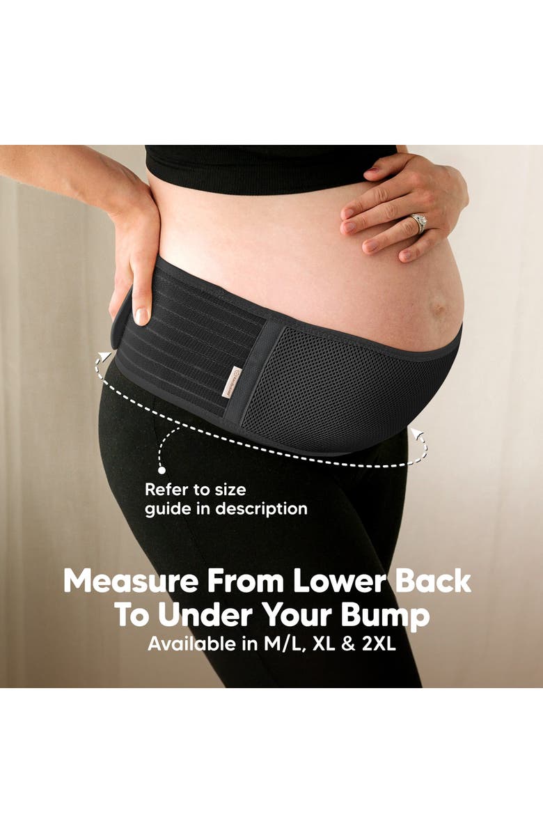 KeaBabies Ease Maternity Support Belt, Alternate, color, Midnight Black
