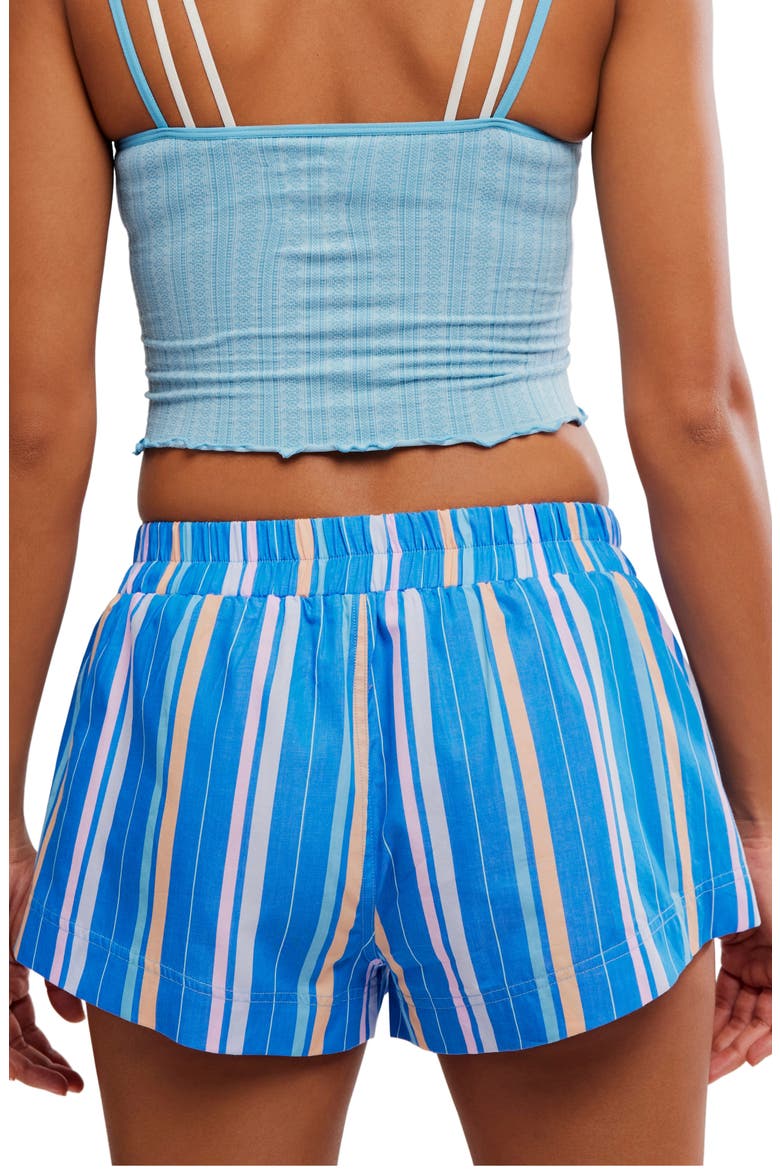 Initmately FP Day To Day Mini Boxer Shorts, Alternate, color, COBLAT COMBO