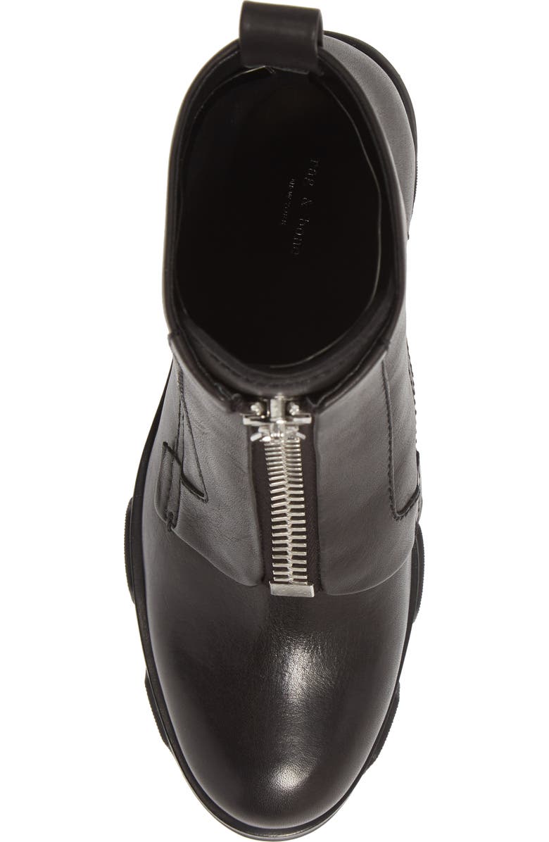 rag & bone Shiloh Zip High Bootie, Alternate, color,