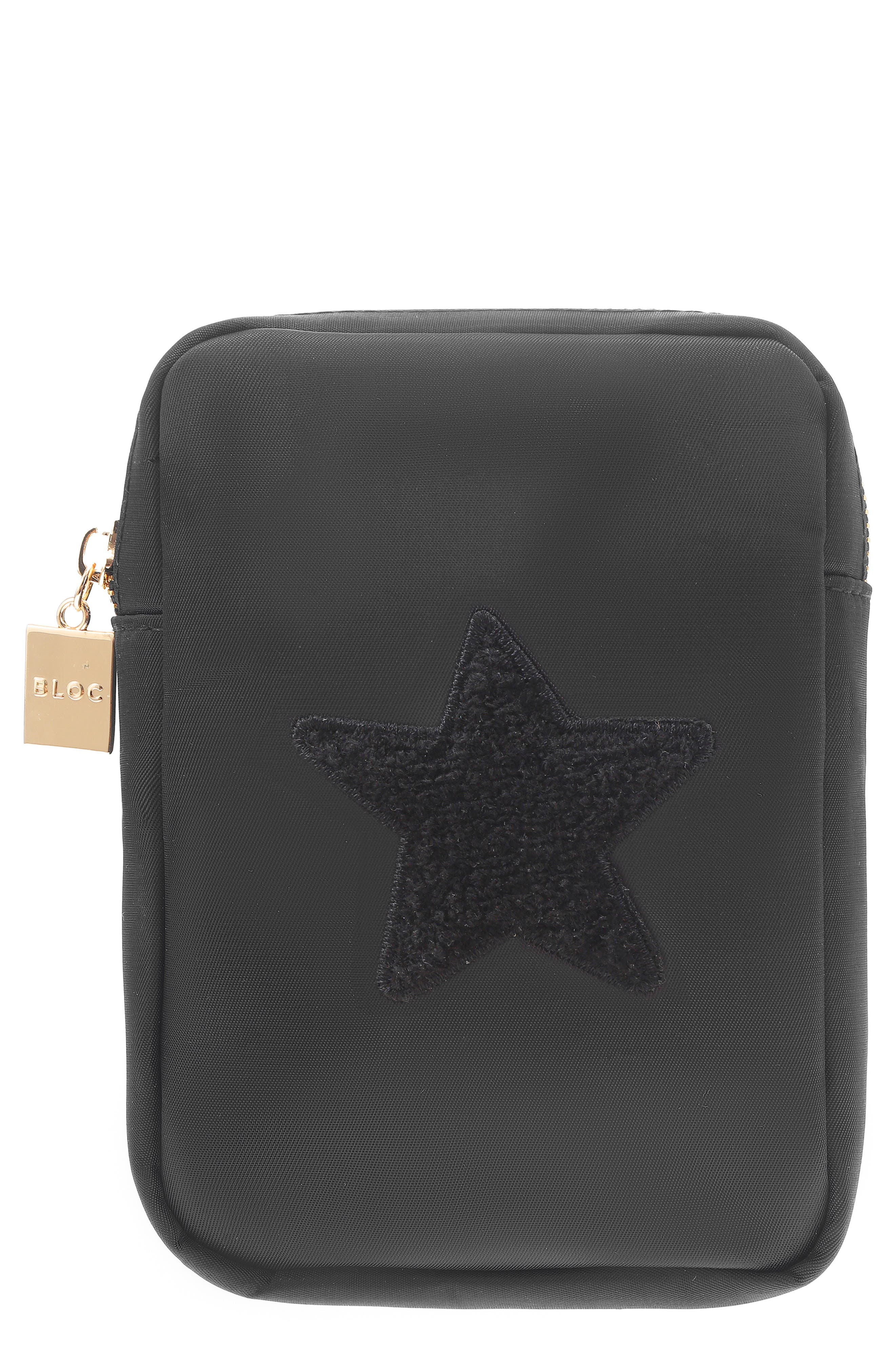 Bloc Bags Mini Star Cosmetics Bag in Black/Black 