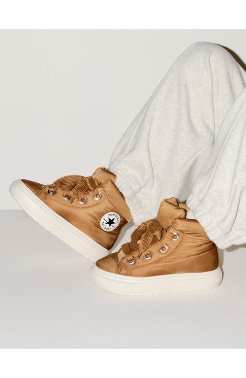 Converse Gender Inclusive Chuck Taylor All Star Elements Water Repellent Puffer Boot In Brown