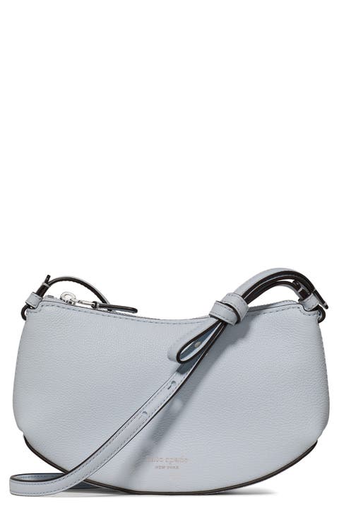 loop pebble leather crossbody bag
