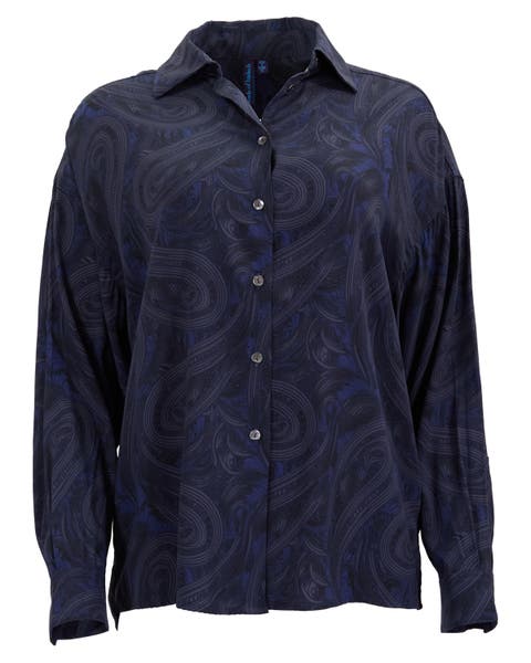 Sophie Silk Oversized Blouse