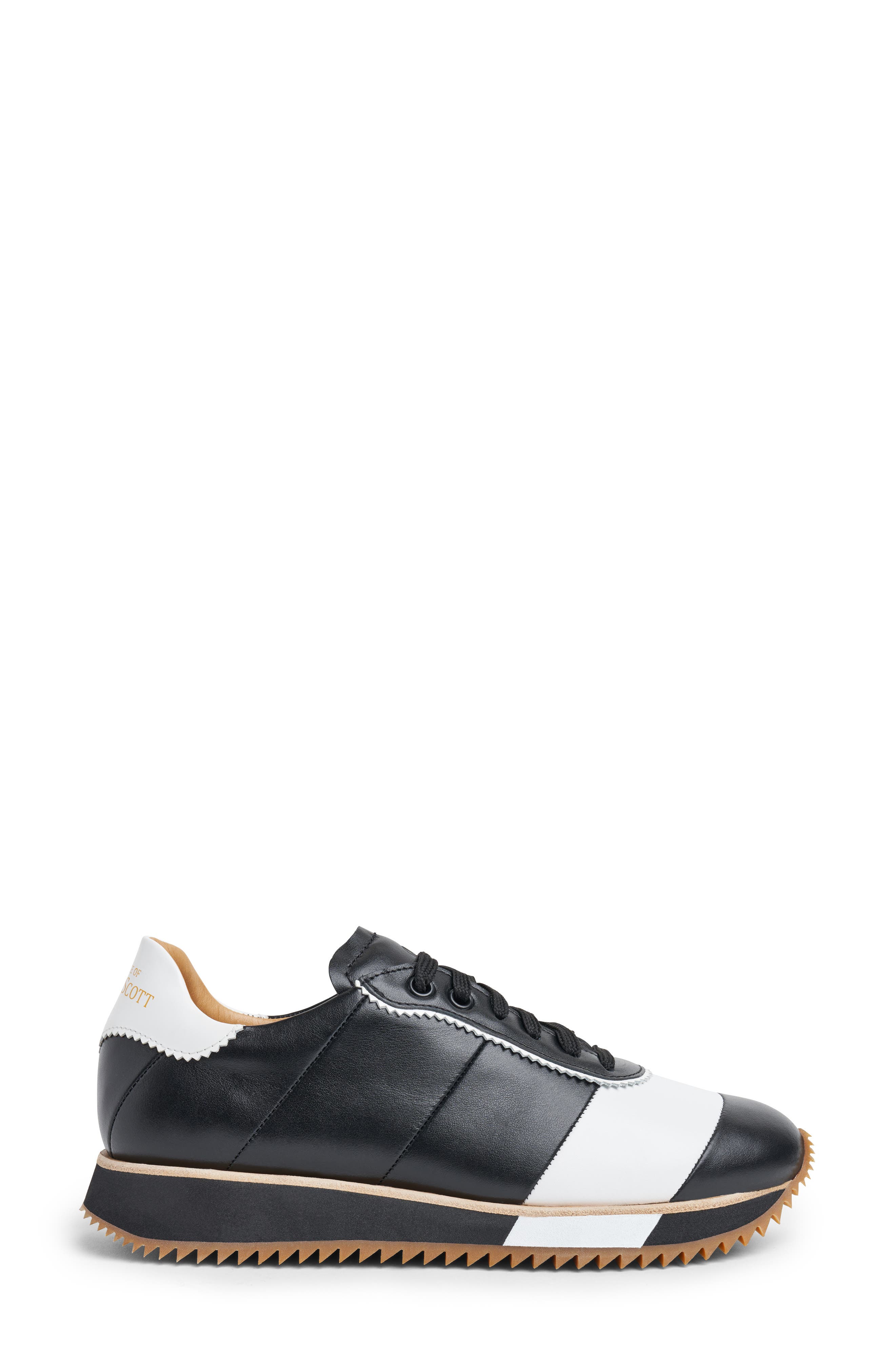 The Office of Angela Scott The Quinn Sneaker, Alternate, color, Black