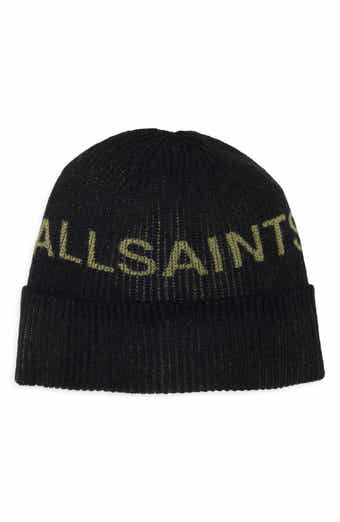 AllSaints Logo Print Beanie