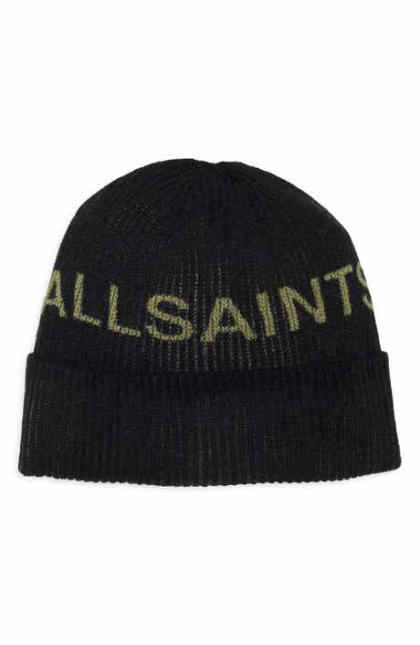 AllSaints Logo Print Beanie